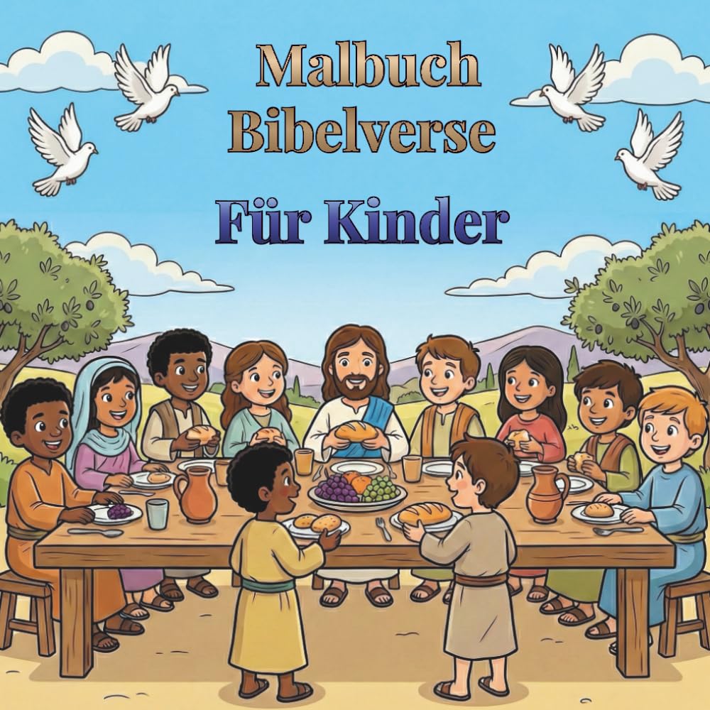 Wachse im Glauben – Das Bibel-Malbuch für Kinder (6–12 Jahre)